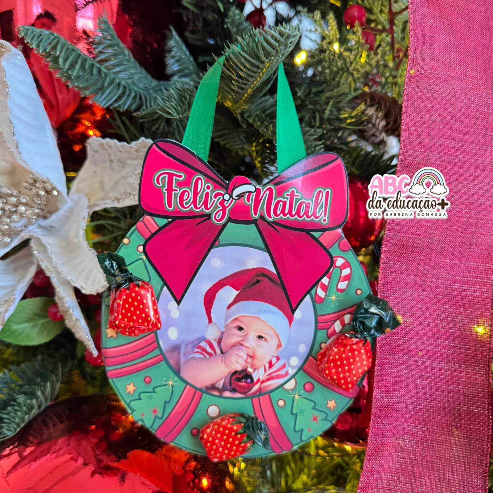 Lembrancinha Natalina com Foto – Editável - Imagem 12