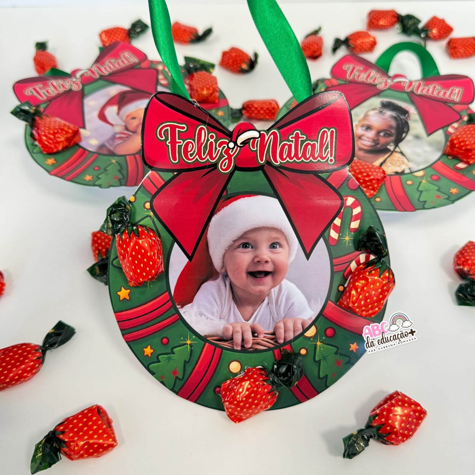Lembrancinha Natalina com Foto – Editável
