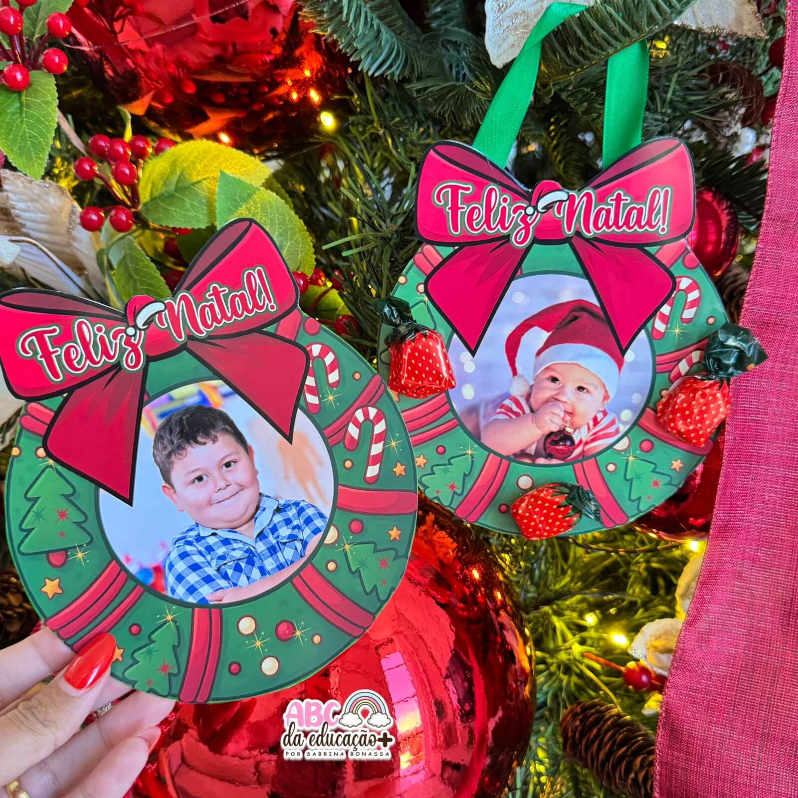 Lembrancinha Natalina com Foto – Editável - Imagem 6