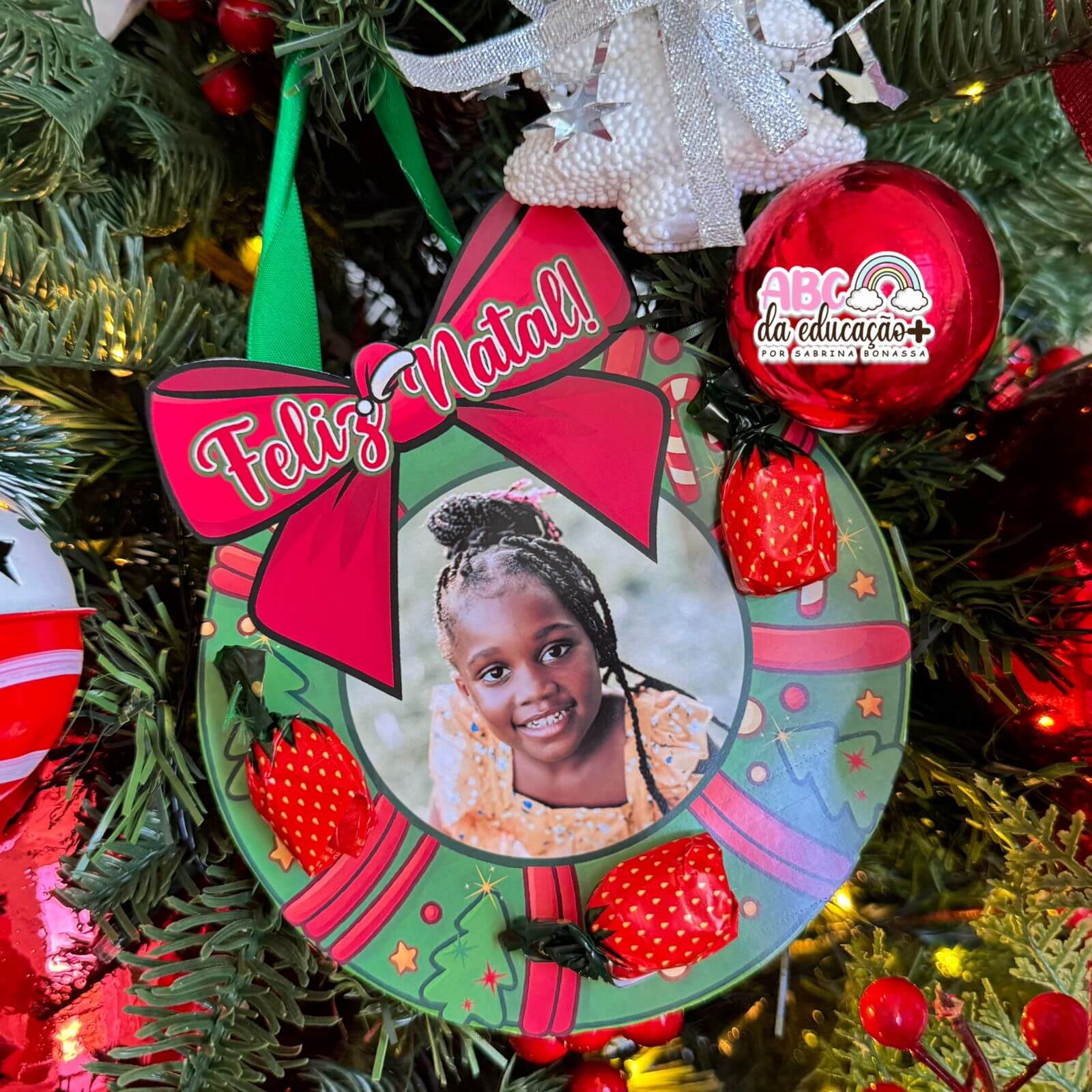 Lembrancinha Natalina com Foto – Editável - Imagem 2
