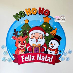 Painel Circular Natalino - Feliz Natal