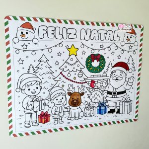 Painel de Natal Goods - Para Colorir