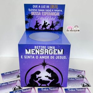 Caixa de Mensagens Natal Cristão