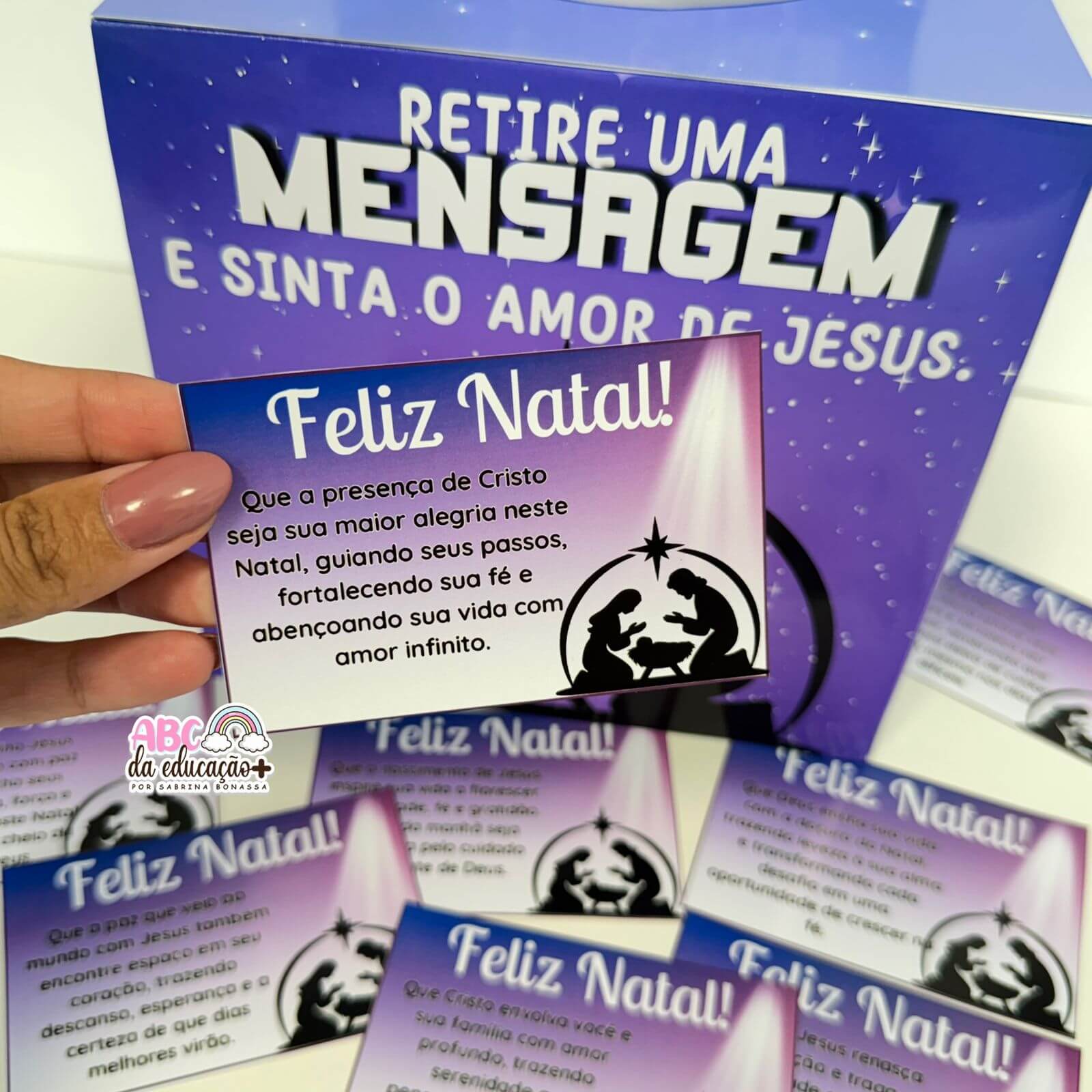 Caixa de Mensagens Natal Cristão - Imagem 2