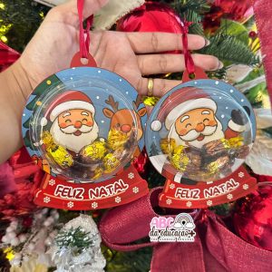 Lembrancinha de Natal – Globo de Neve com Doces