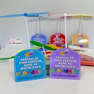 Lembrancinha Volta às Aulas – Pirulito Hélice