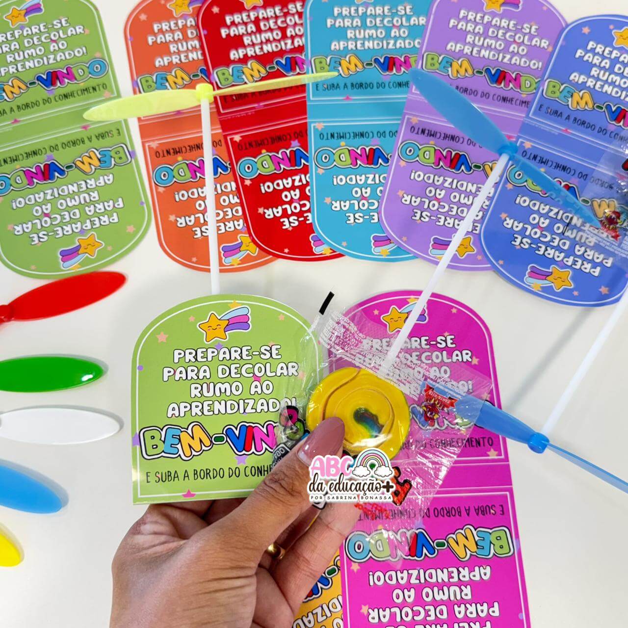 Lembrancinha Volta às Aulas – Pirulito Hélice - Imagem 5