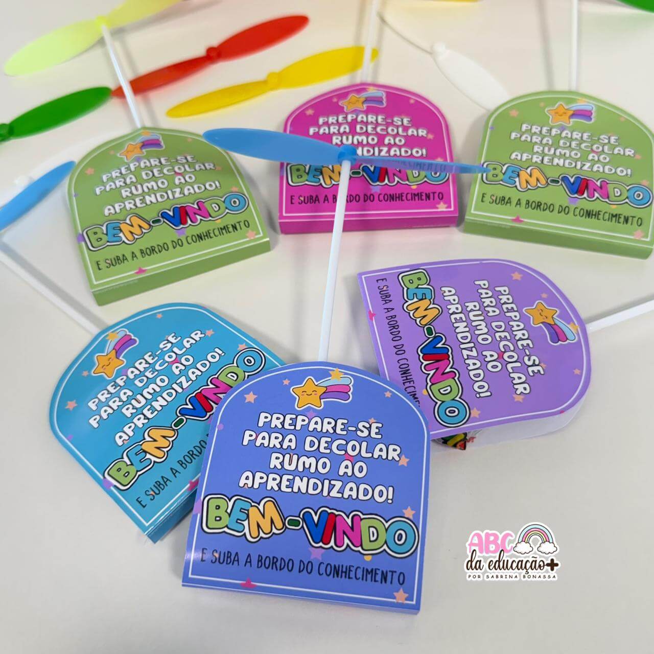 Lembrancinha Volta às Aulas – Pirulito Hélice - Imagem 9