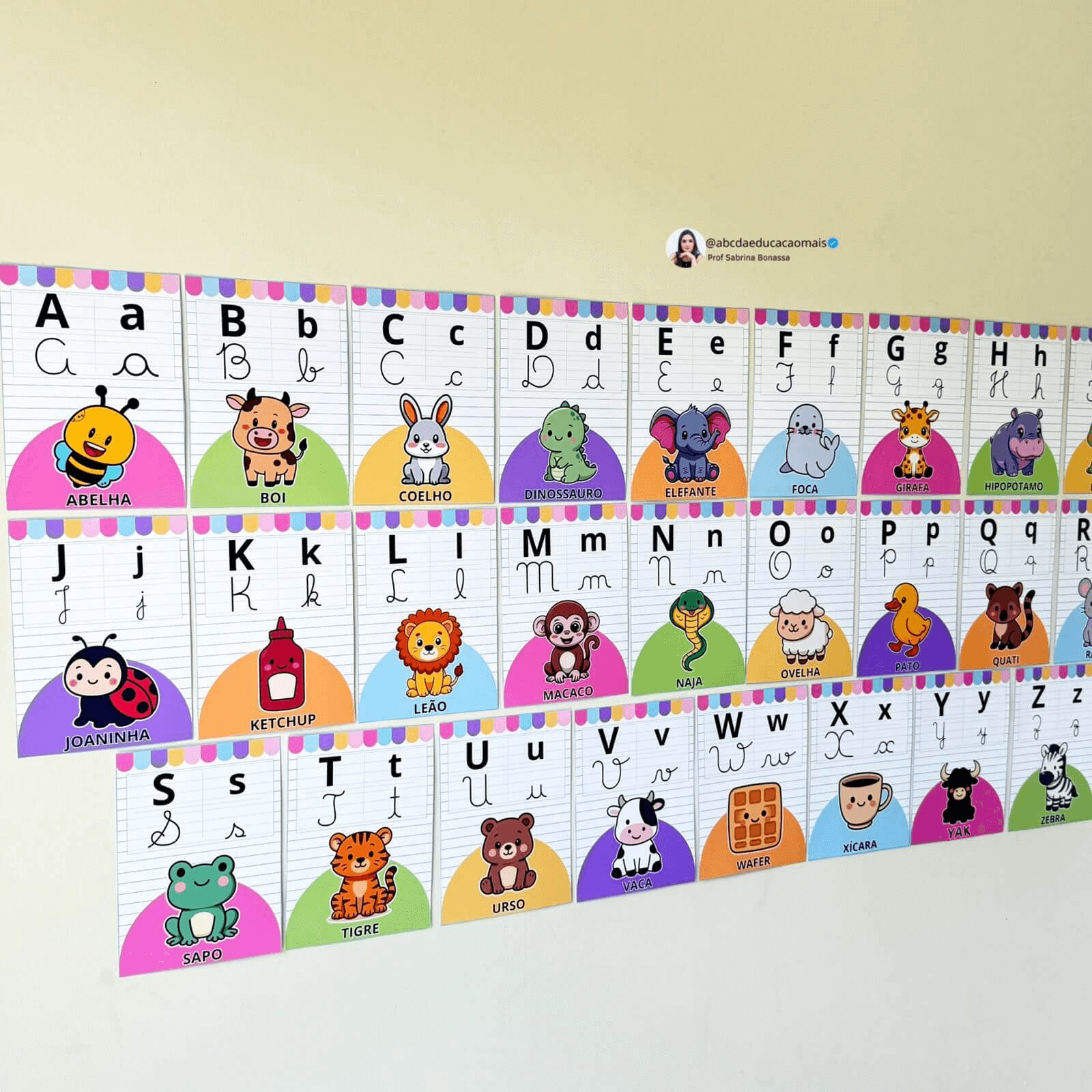 Alfabeto Ilustrado de Parede – 3 Variações - Imagem 4