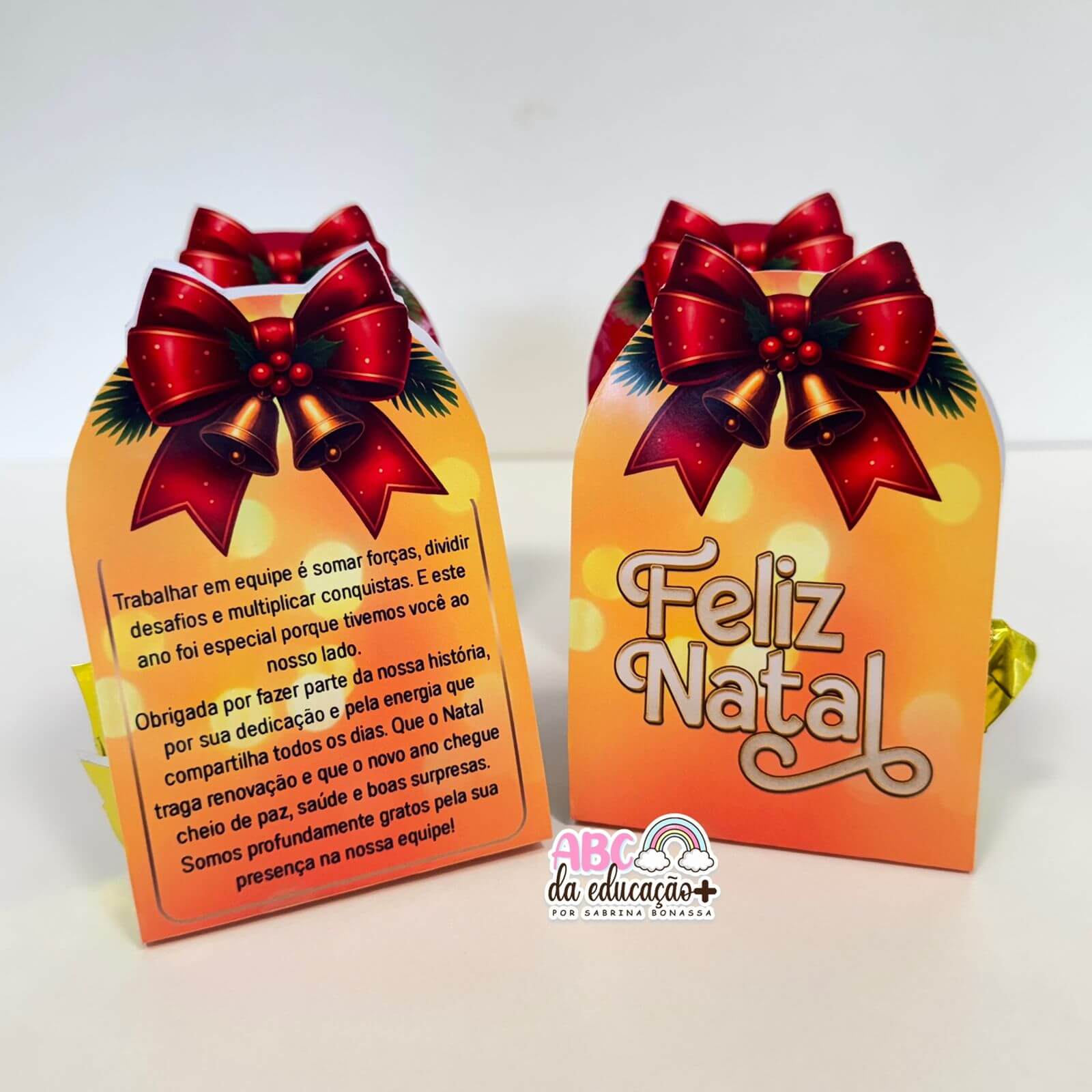 Lembrancinha de Natal – Gratidão à Equipe - Mensagem Editável - Imagem 5