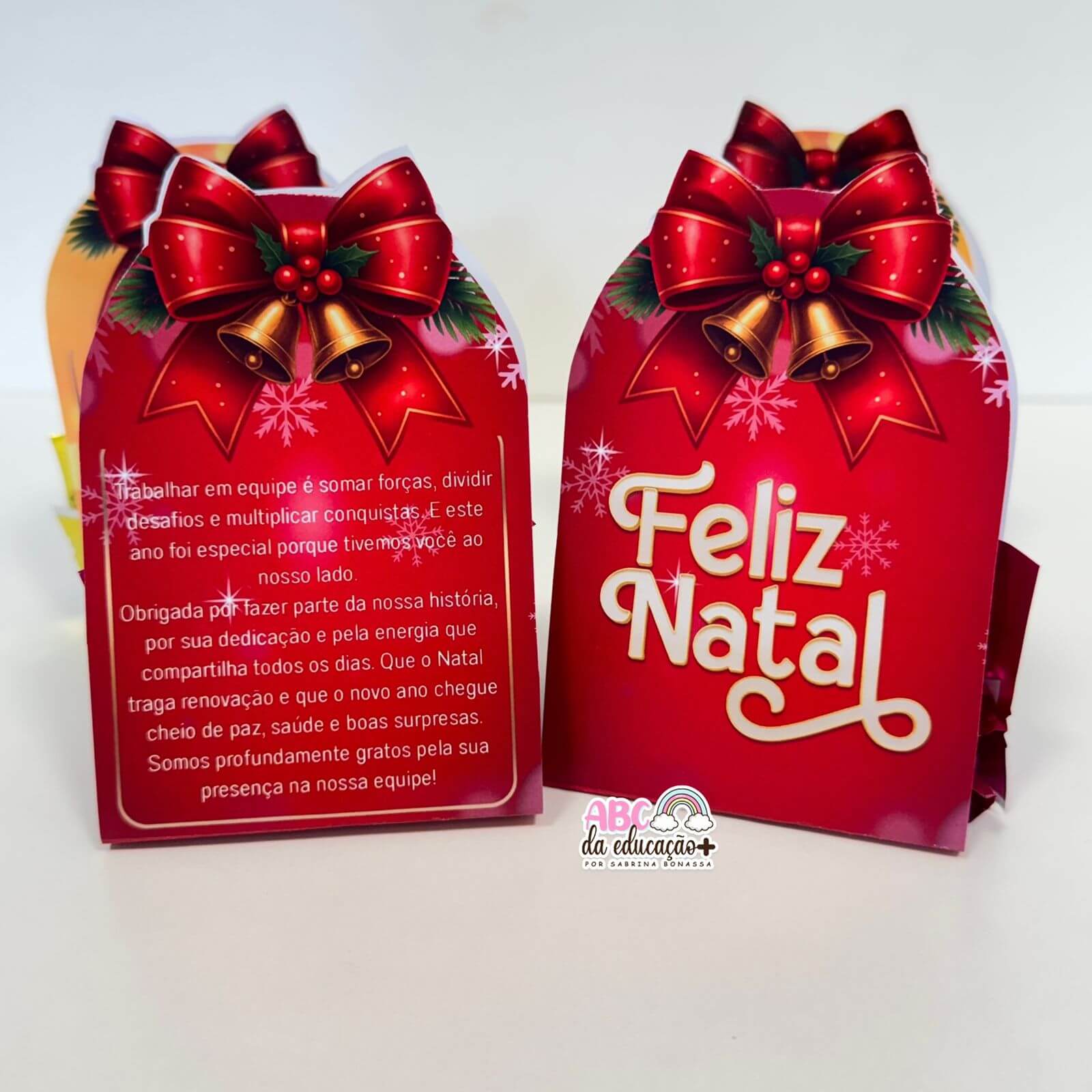 Lembrancinha de Natal – Gratidão à Equipe - Mensagem Editável - Imagem 4