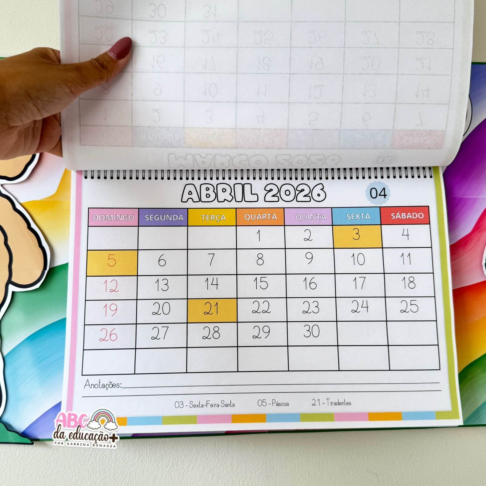 Calendário Escolar 2026 – Tema Bobbie Goods - Imagem 6