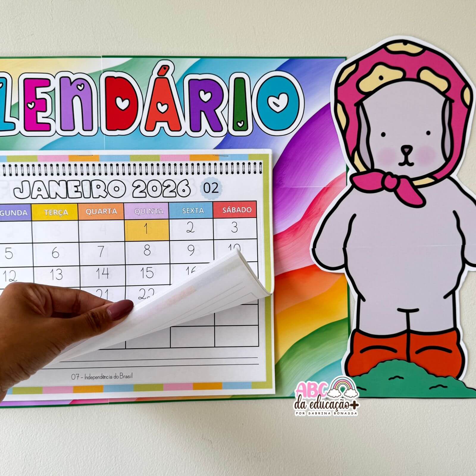 Calendário Escolar 2026 – Tema Bobbie Goods - Imagem 2