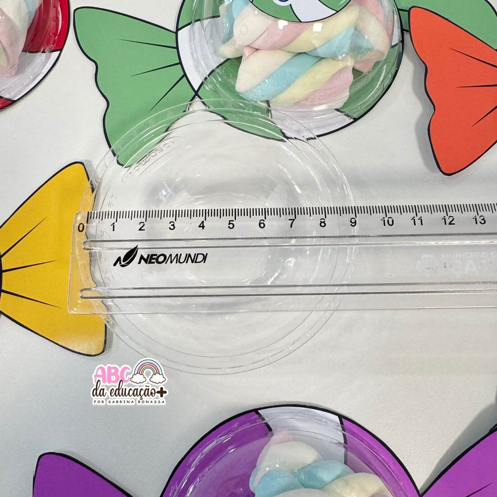 Lembrancinha Volta às Aulas – Balinha Pop com Tampa Bolha - Imagem 6