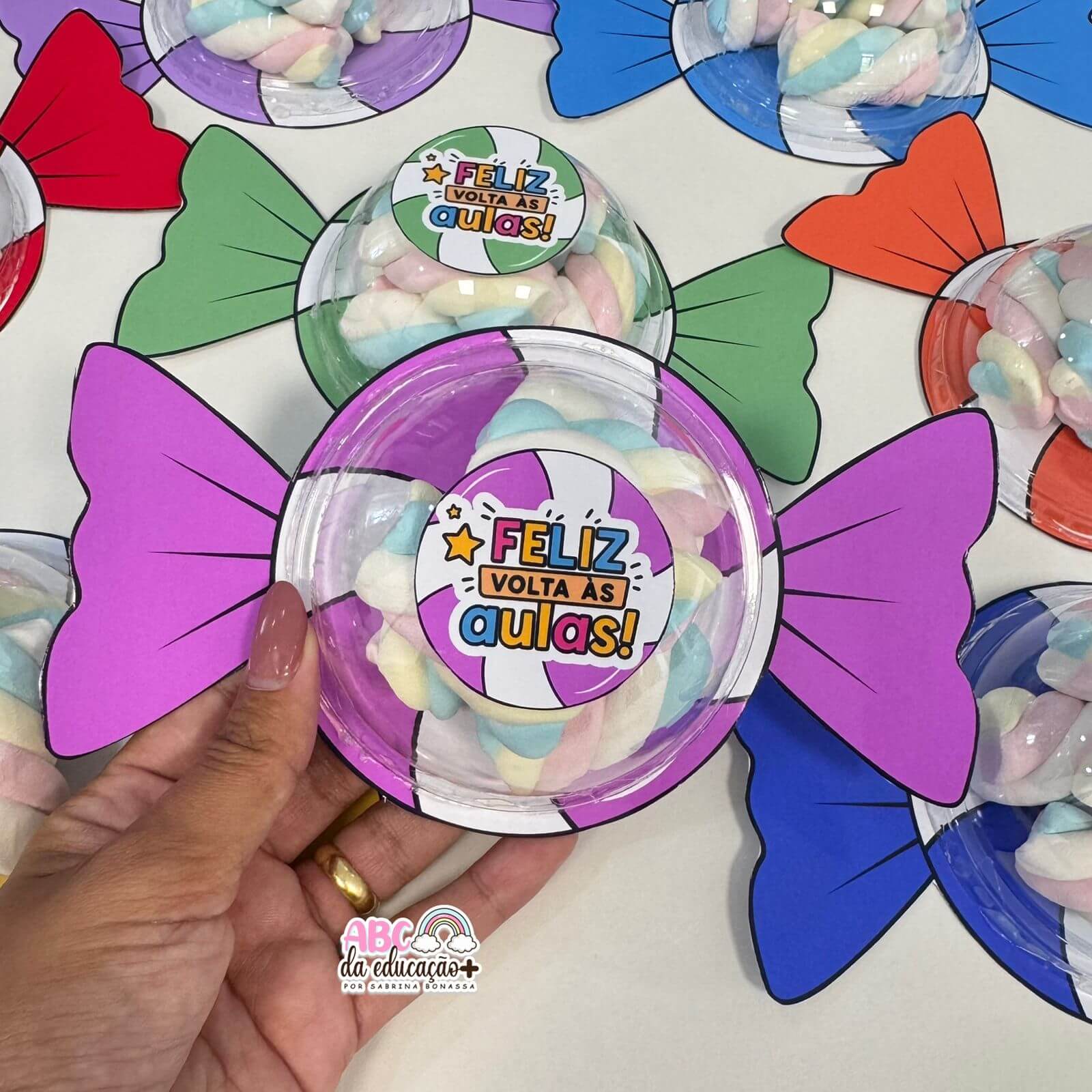 Lembrancinha Volta às Aulas – Balinha Pop com Tampa Bolha - Imagem 5