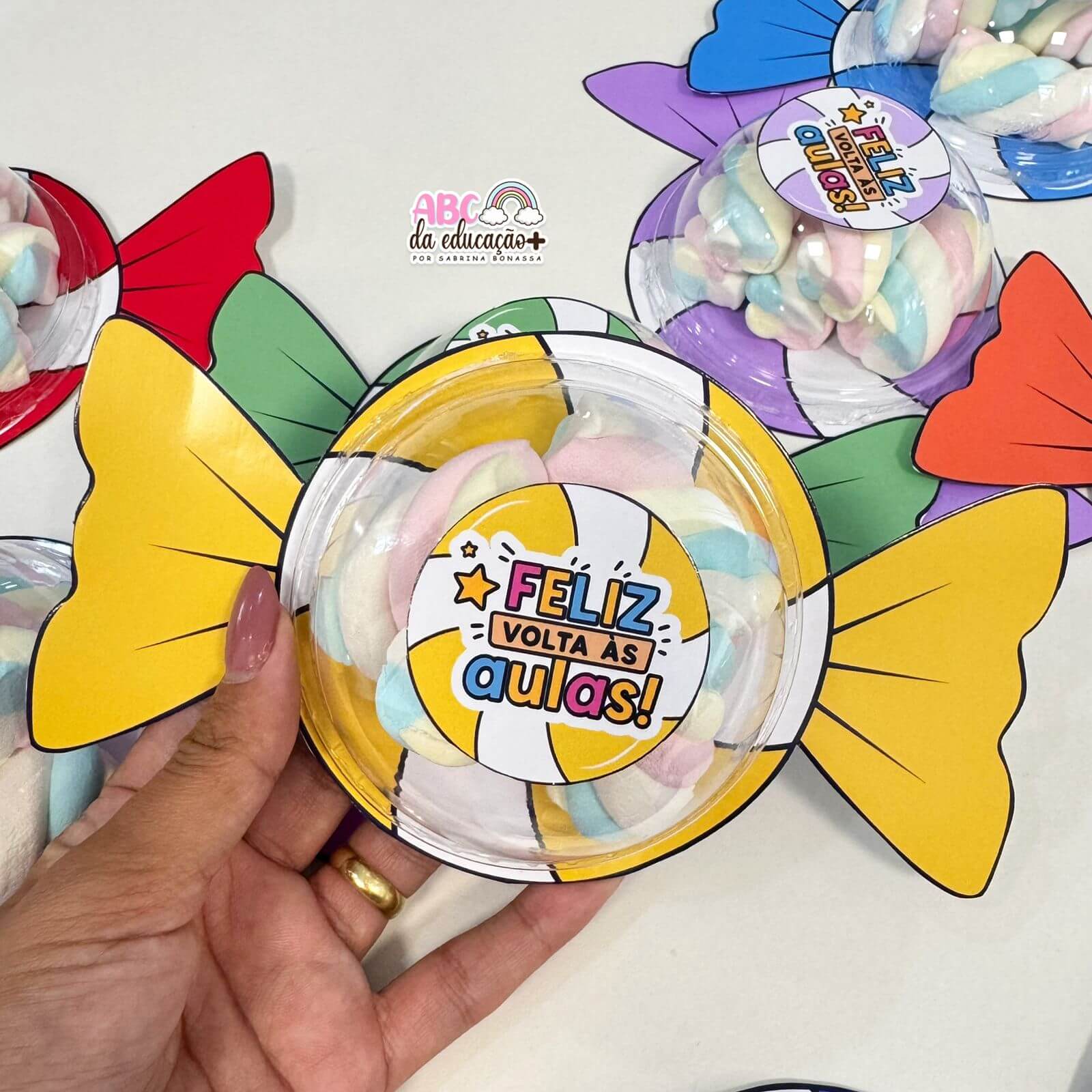 Lembrancinha Volta às Aulas – Balinha Pop com Tampa Bolha - Imagem 9