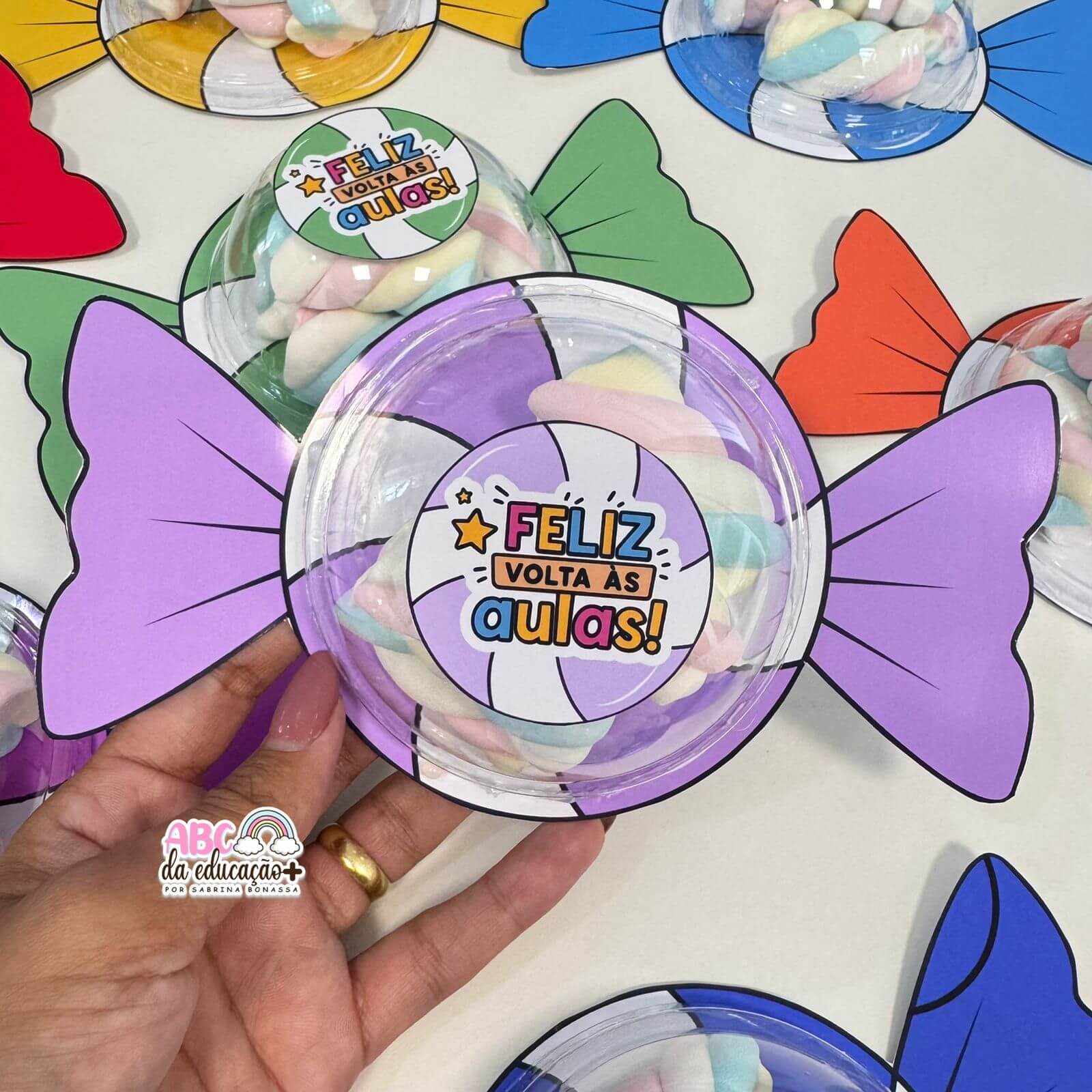 Lembrancinha Volta às Aulas – Balinha Pop com Tampa Bolha - Imagem 7