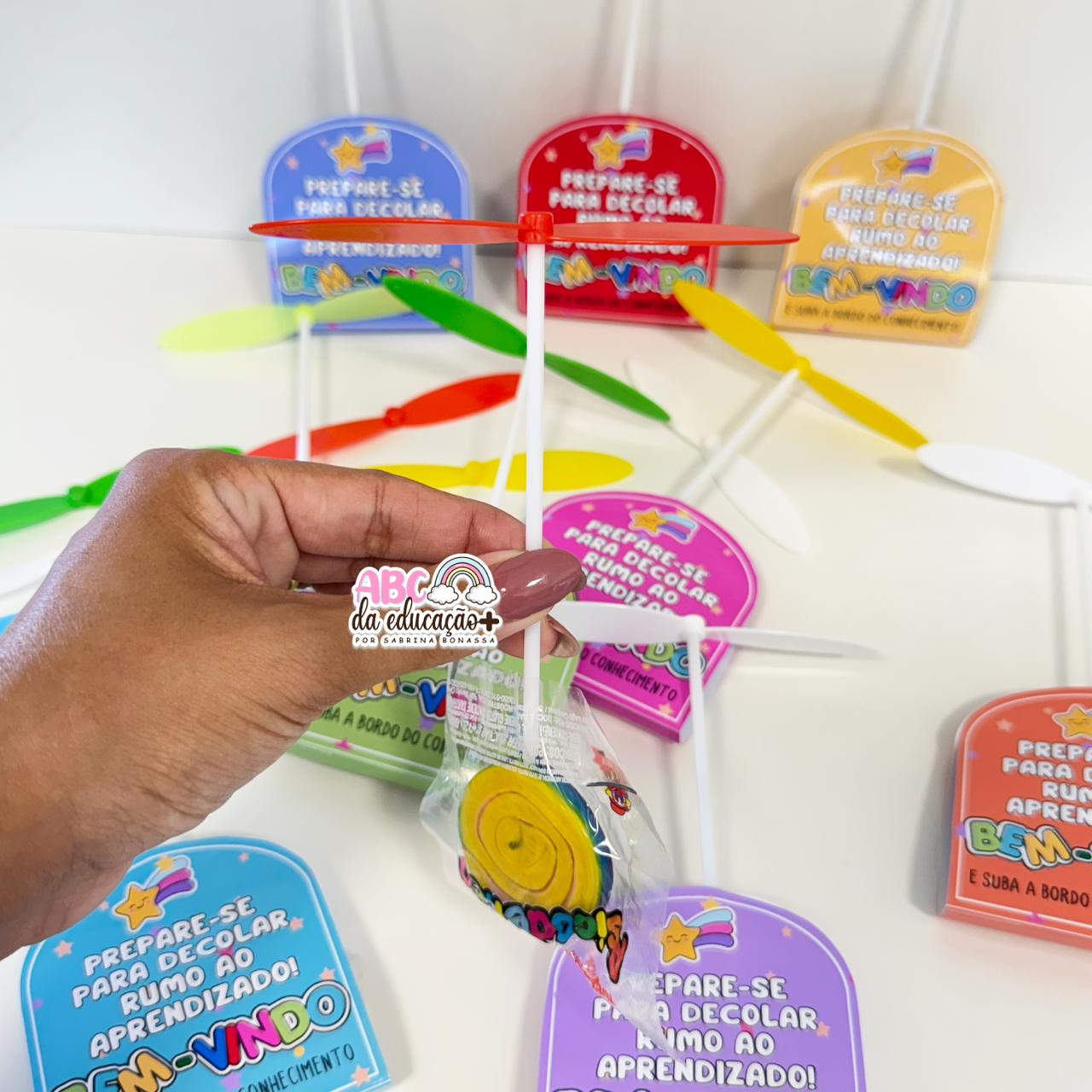 Lembrancinha Volta às Aulas – Pirulito Hélice - Imagem 6