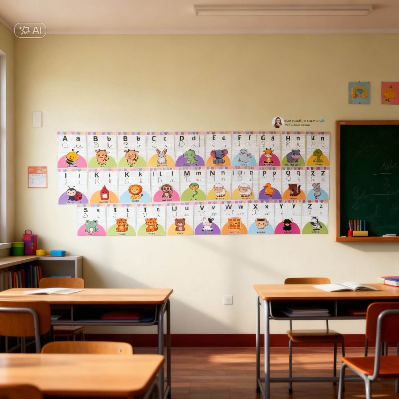 Alfabeto Ilustrado de Parede – 3 Variações - Imagem 2