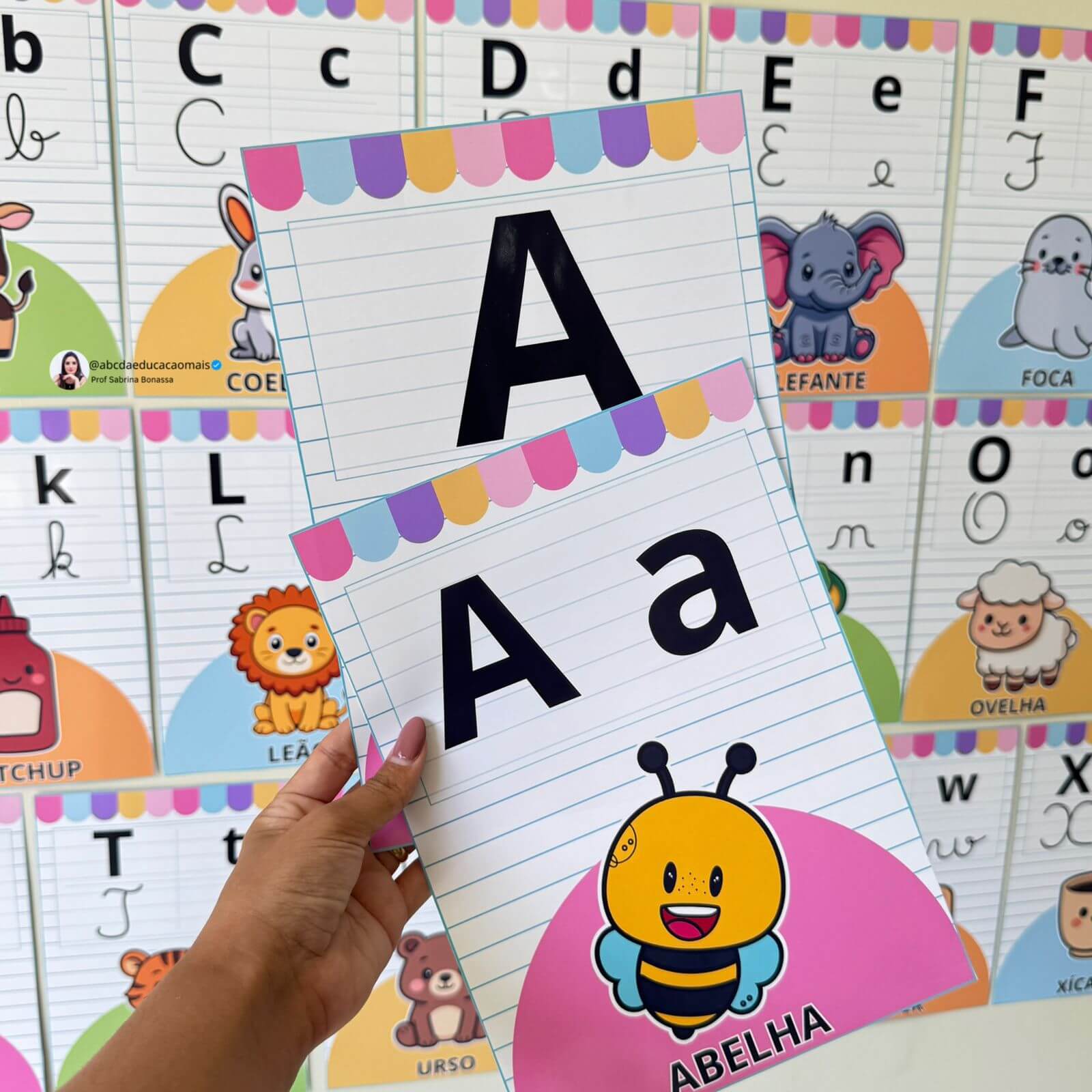 Alfabeto Ilustrado de Parede – 3 Variações - Imagem 8