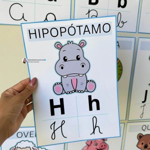 Alfabeto de Parede Ilustrado Minimalista - 4 tipos de letra