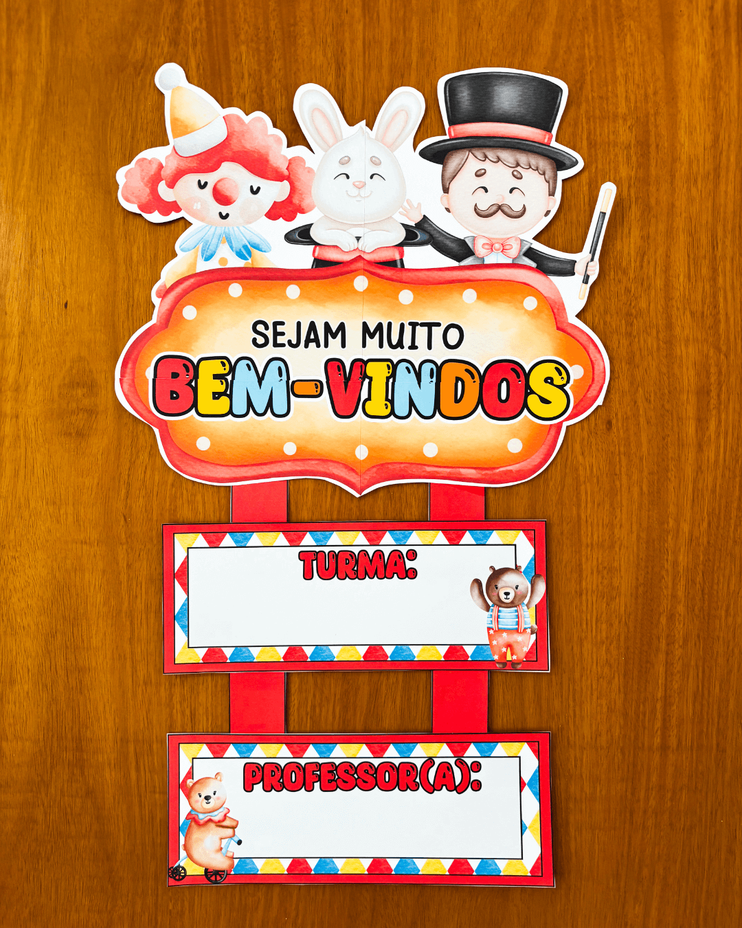 Kit Sala de Aula : Circo Mágico Educação Infantil - Imagem 11