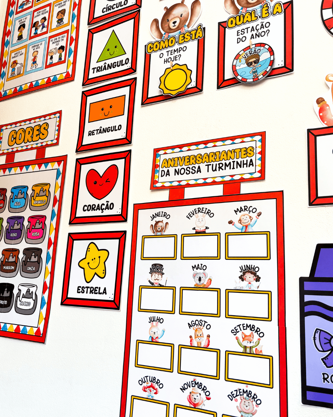 Kit Sala de Aula : Circo Mágico Educação Infantil - Imagem 12