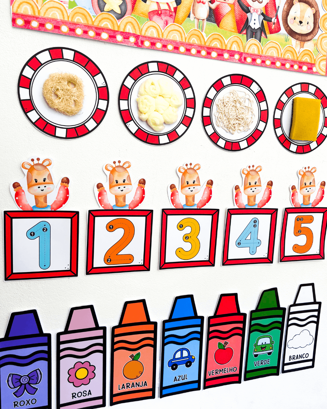 Kit Sala de Aula : Circo Mágico Educação Infantil - Imagem 15