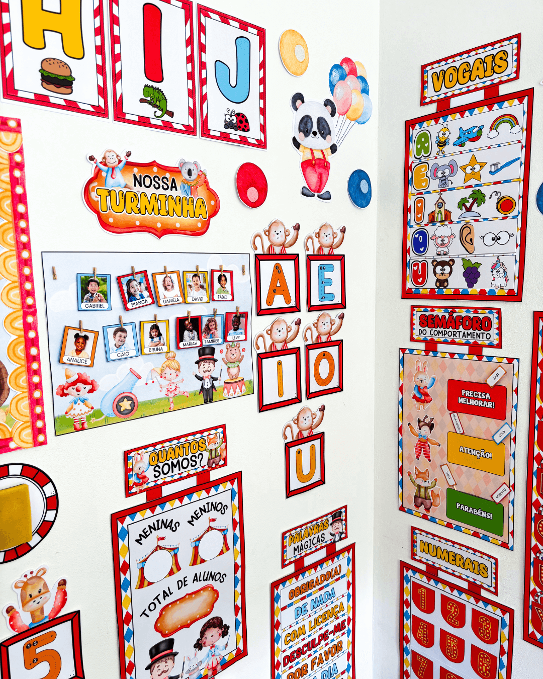 Kit Sala de Aula : Circo Mágico Educação Infantil - Imagem 17