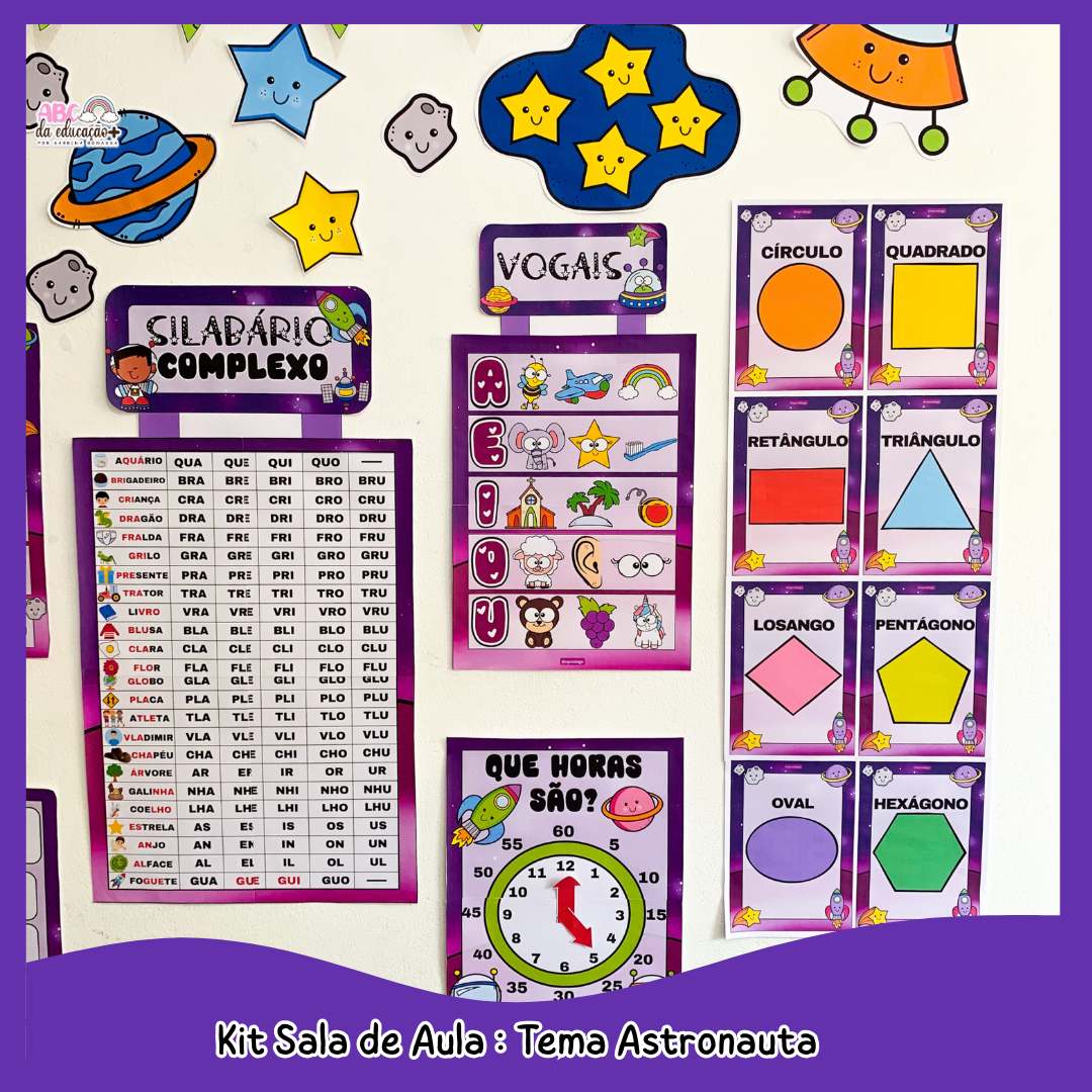 Kit Sala de Aula : Tema Astronauta - Imagem 4