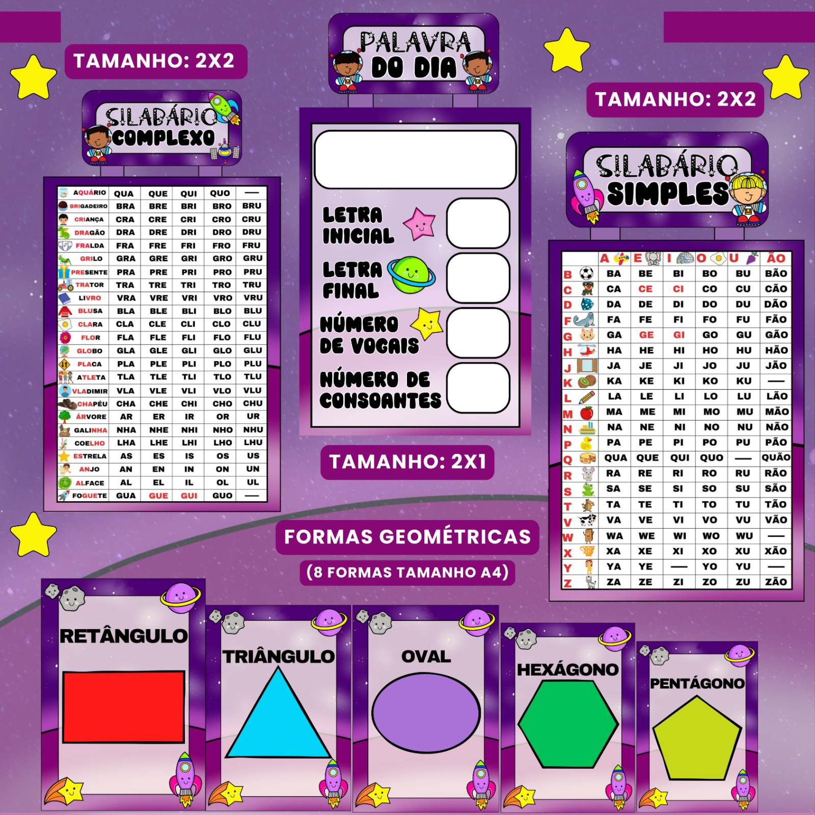 Kit Sala de Aula : Tema Astronauta - Imagem 15