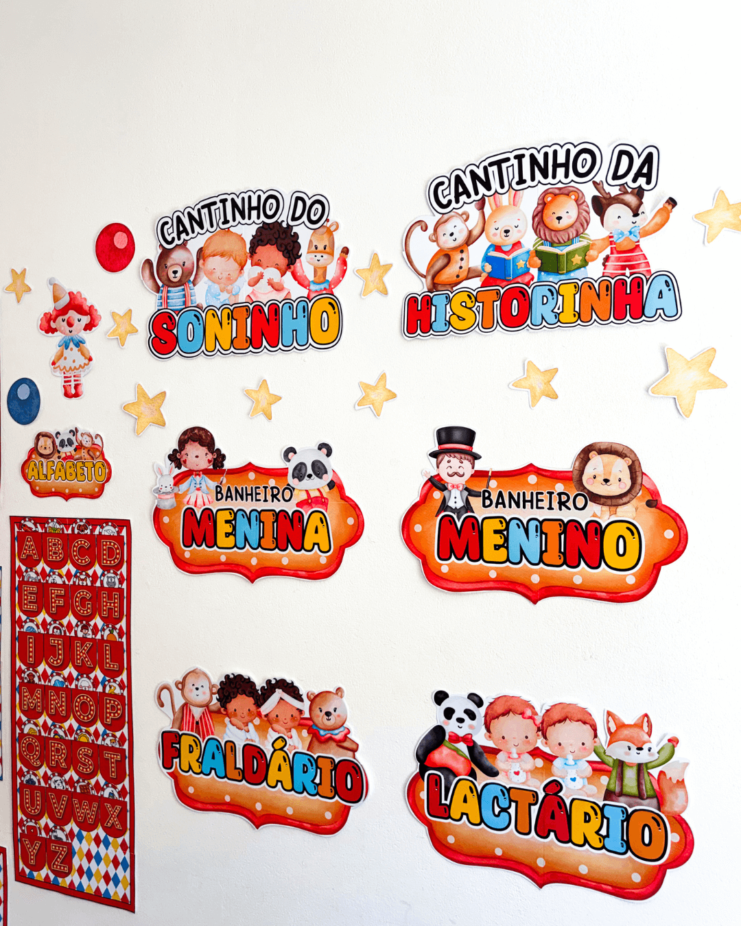 Kit Sala de Aula : Circo Mágico Educação Infantil - Imagem 8