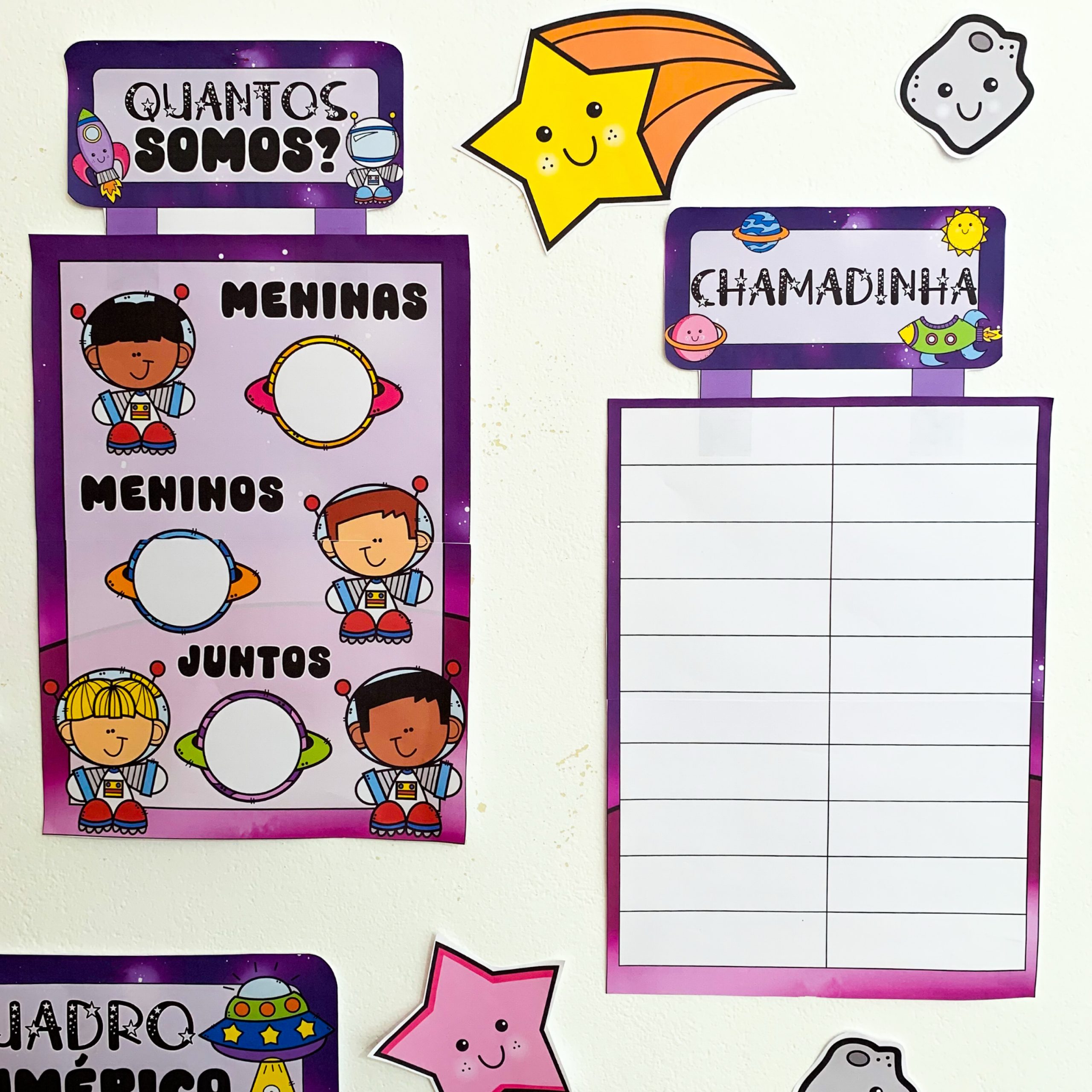 Kit Sala de Aula : Tema Astronauta - Imagem 9