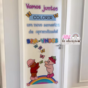 Painel de Porta Volta às Aulas Bobbie Goods + Cartão