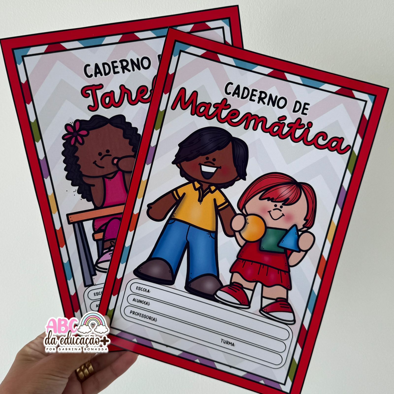 Capinhas de Caderno – Tema Crianças (Coloridas e para Colorir) - Imagem 7