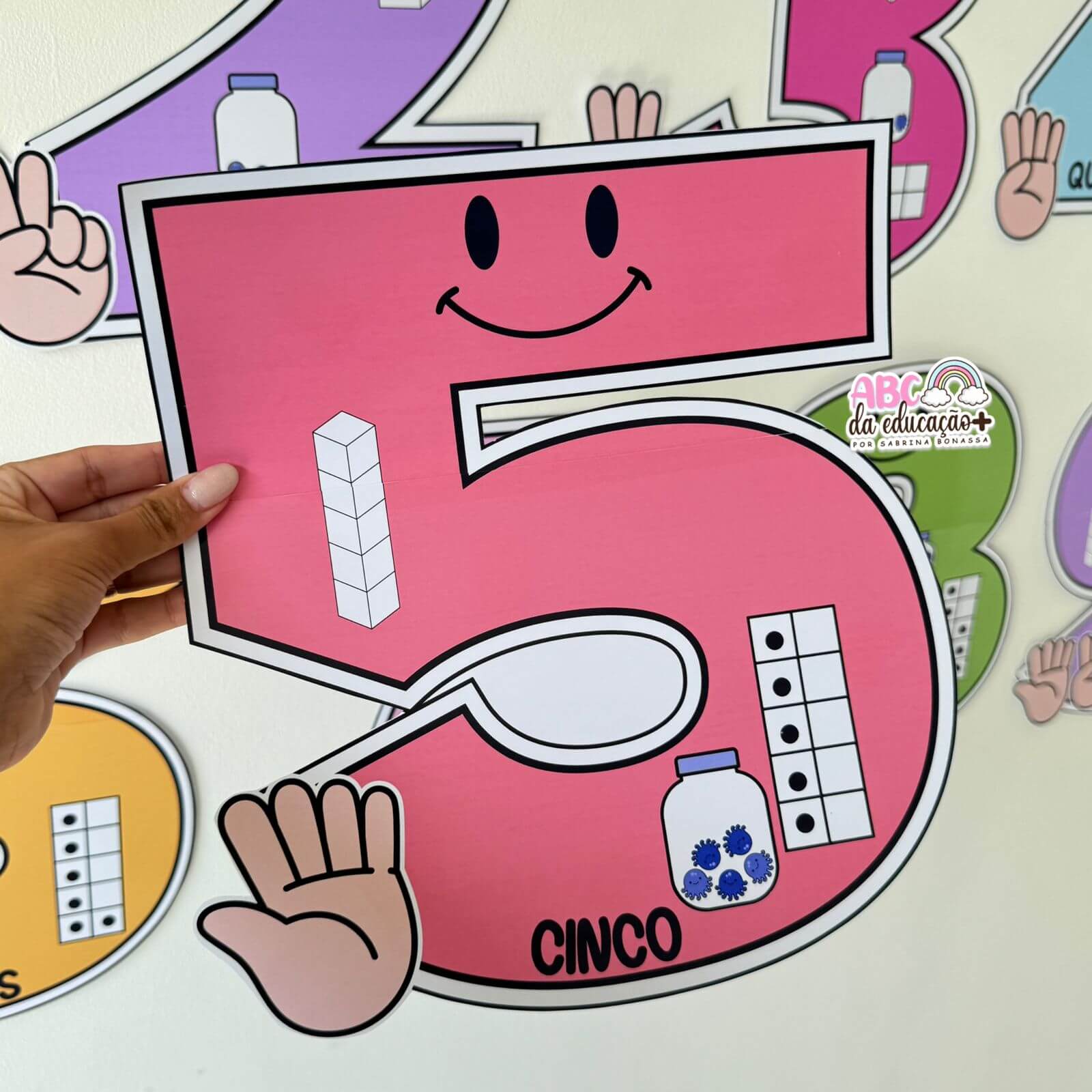 Números Lúdicos Infantis – 0 a 9 - Imagem 5