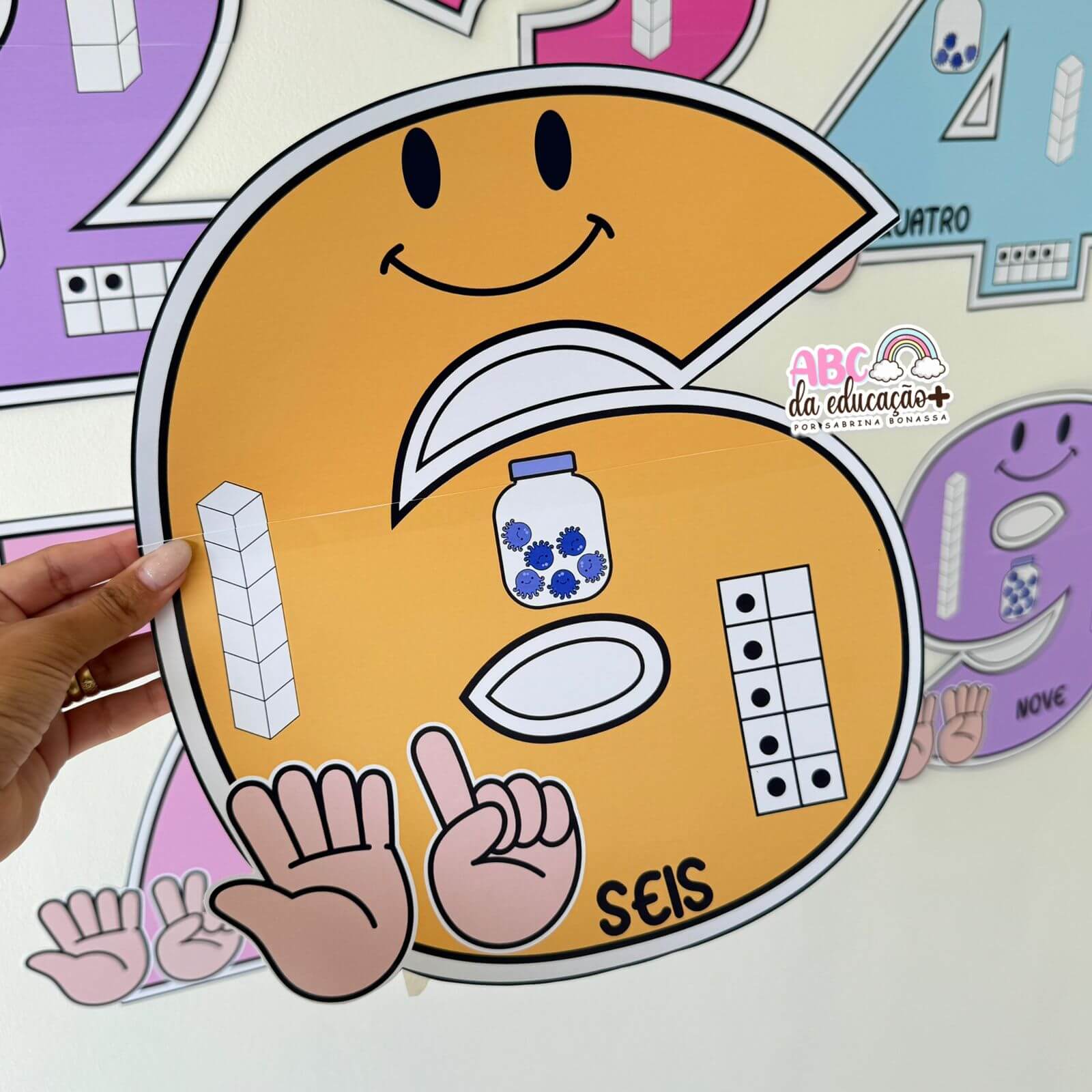 Números Lúdicos Infantis – 0 a 9 - Imagem 4