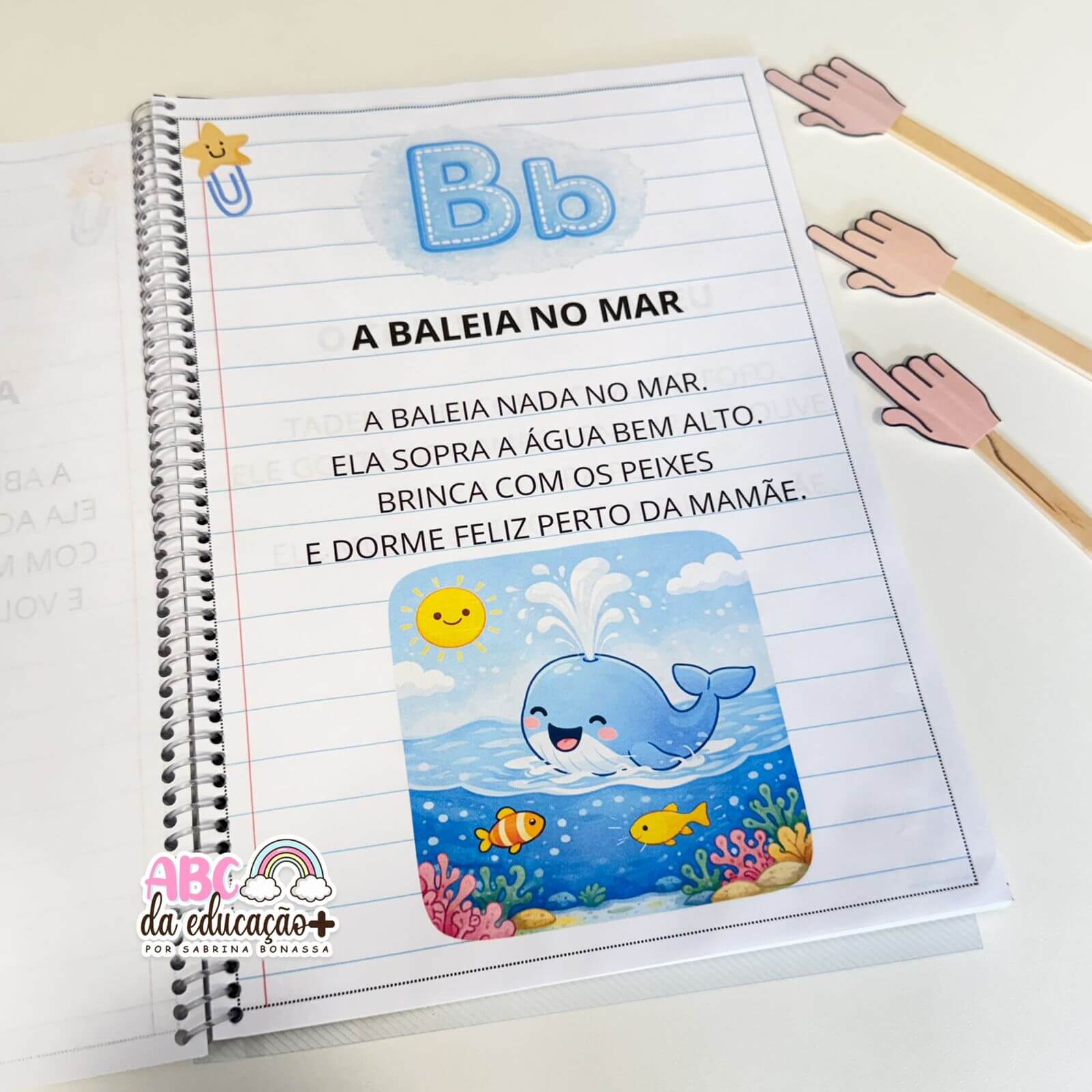 Apostila A a Z com Textos Simples para Alfabetizar - Imagem 3