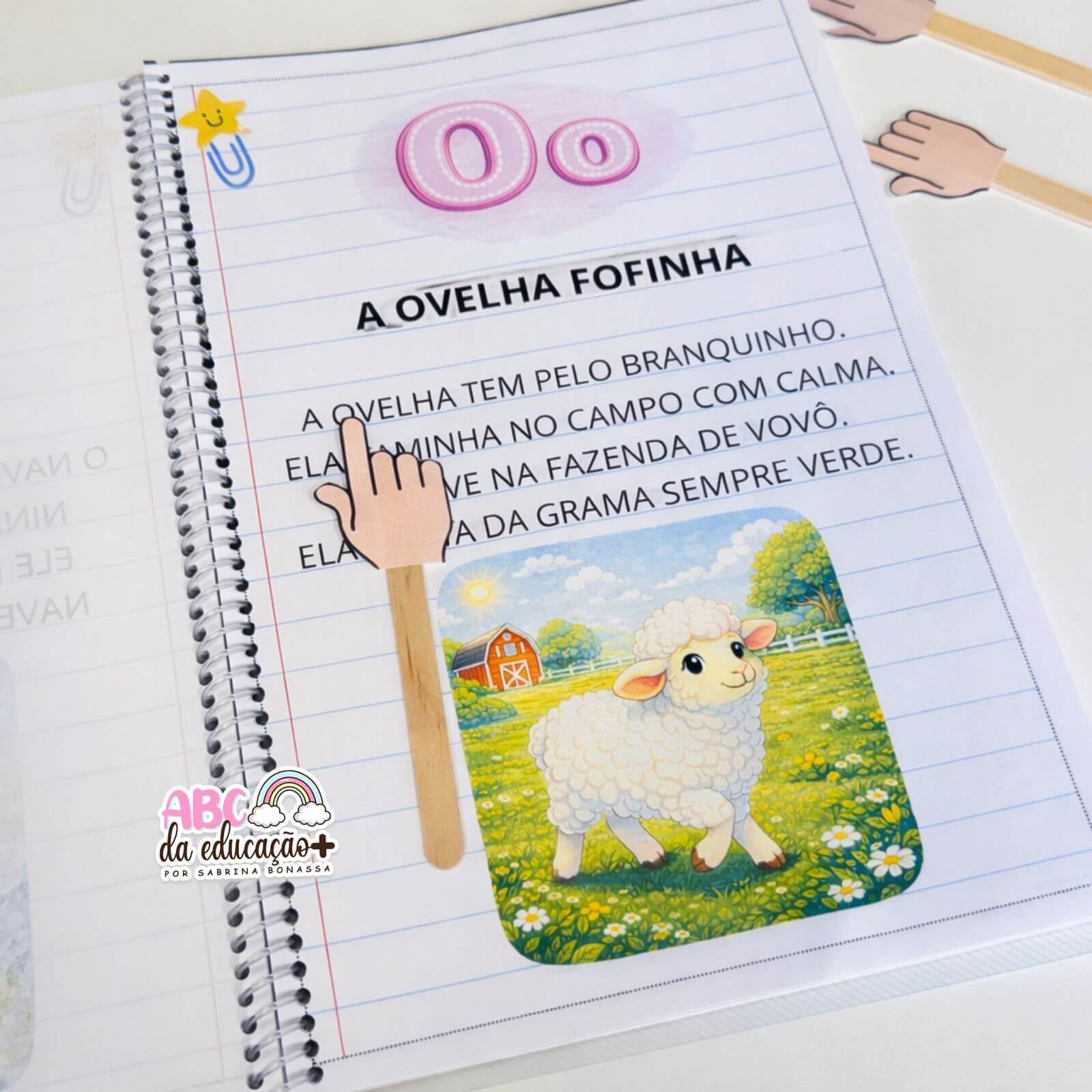 Apostila A a Z com Textos Simples para Alfabetizar - Imagem 2