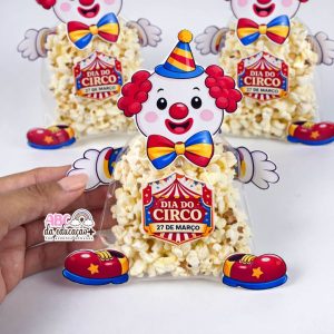 Lembrancinha Dia do Circo – Palhaço Pipoca