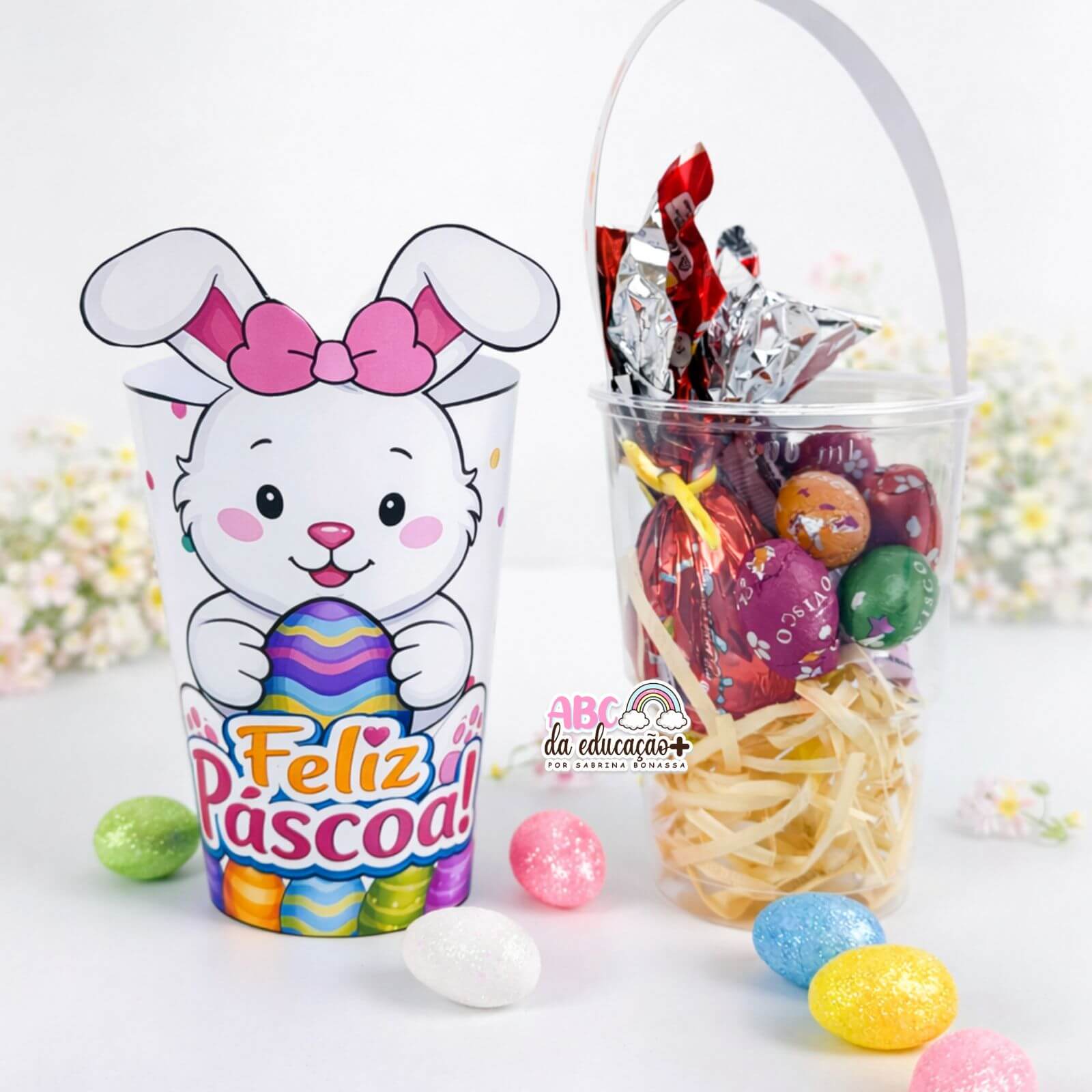 Lembrancinha Copo de Páscoa Coelhinho - Imagem 5