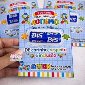 Cartão Dia Mundial do Autismo