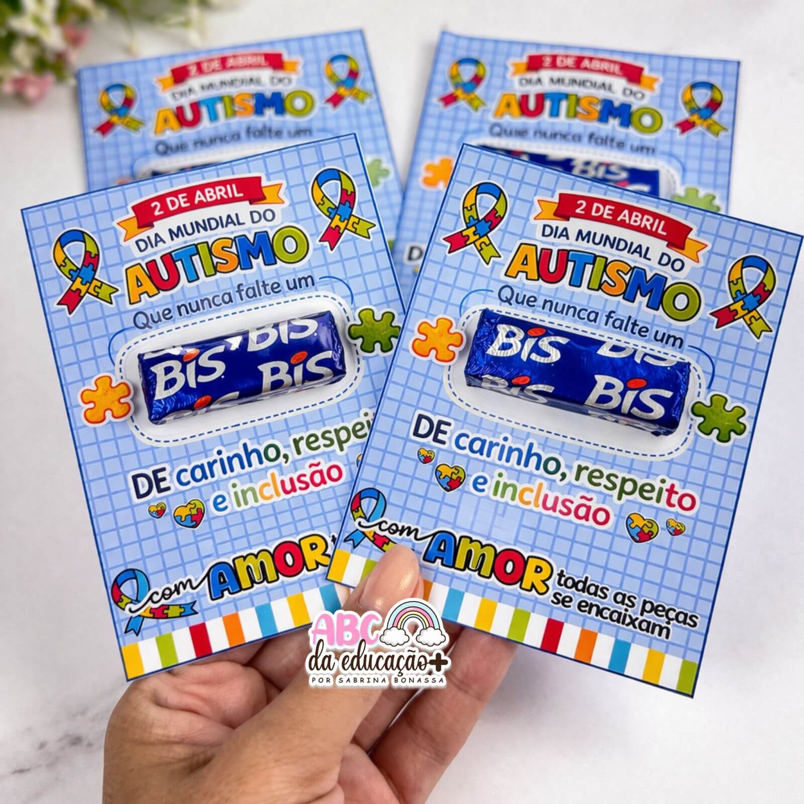 Cartão Dia Mundial do Autismo - Imagem 4