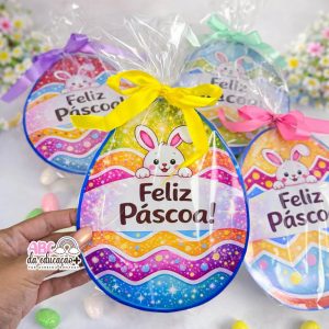 Lembrancinha de Páscoa Ovo Porta Doces