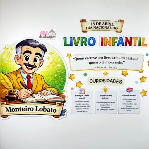 Painel Dia do Livro Infantil: Monteiro Lobato e o incentivo à leitura