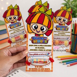 Pílulas da Leitura -Incentive a Leitura Dia do Livro