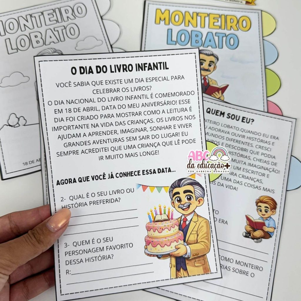 Atividade Interativa Monteiro Lobato – Dia do Livro Infantil – Loja ABC ...