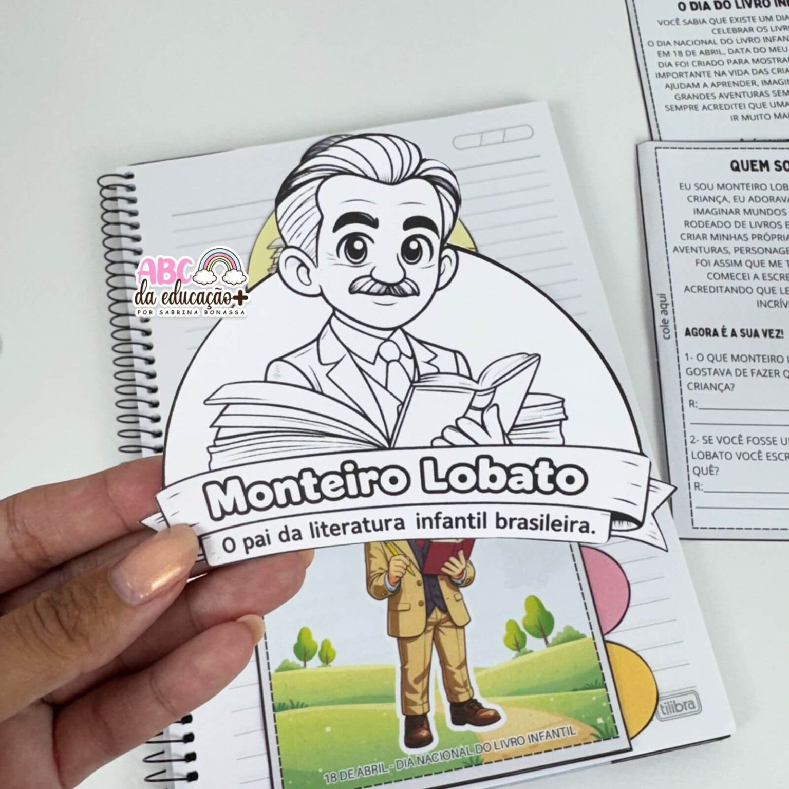 Atividade Interativa Monteiro Lobato – Dia do Livro Infantil – Loja ABC ...