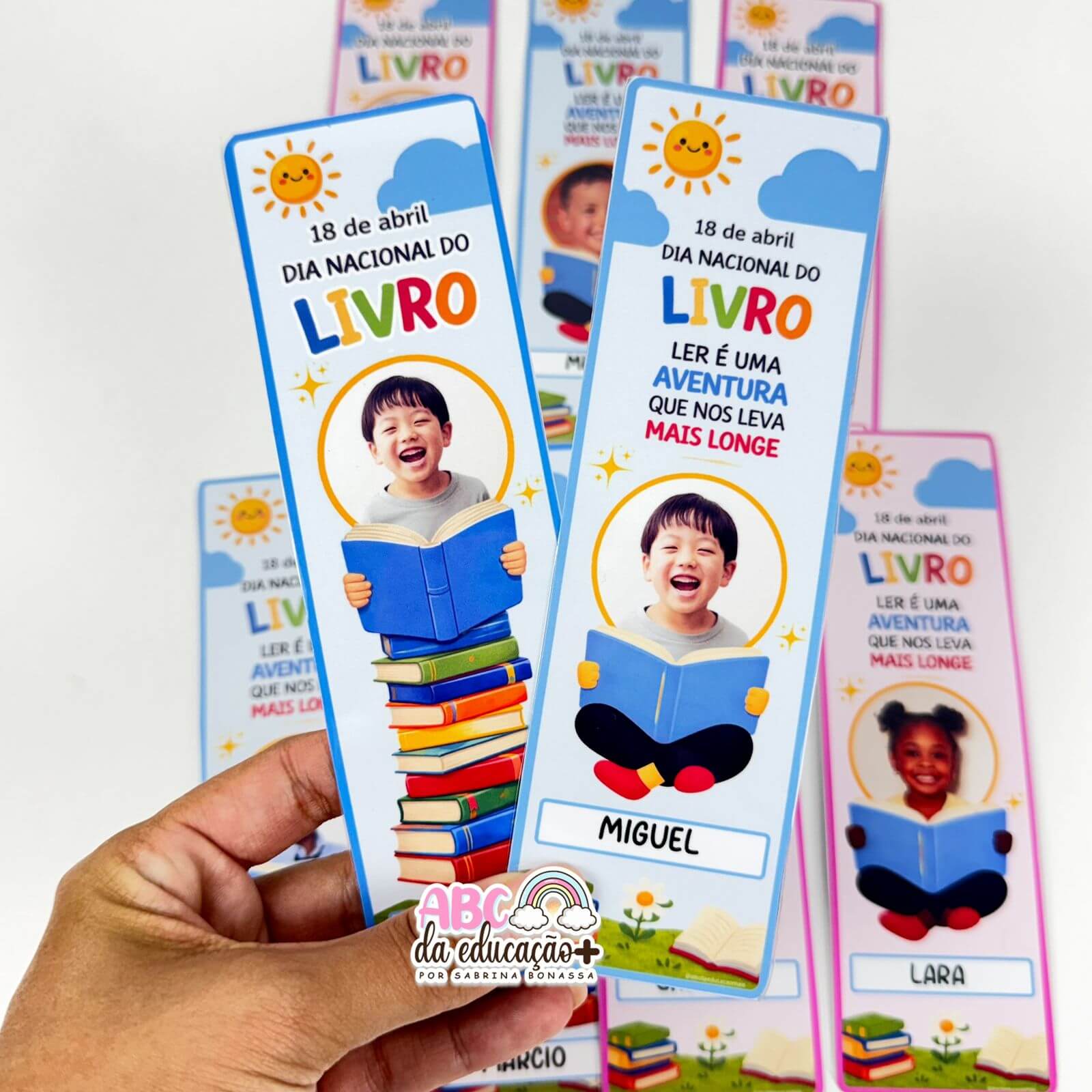 Marcadores Personalizados com Foto – Dia do Livro Infantil - Imagem 10