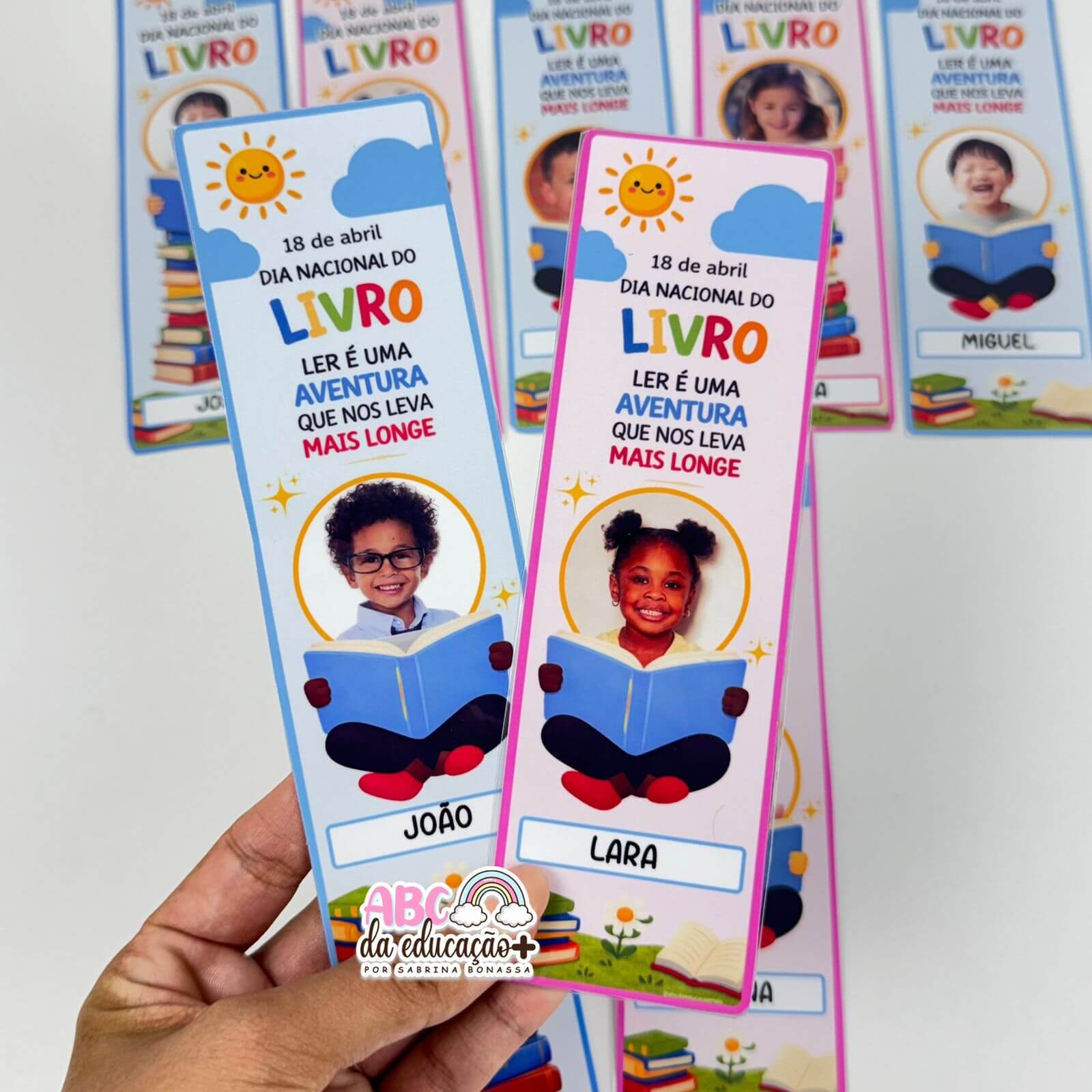 Marcadores Personalizados com Foto – Dia do Livro Infantil - Imagem 6